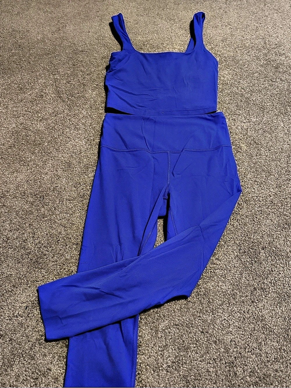 Athleta Ultra High Rise Elation 7/8 Tight and Matching Crop Tank Set & Crop Tank